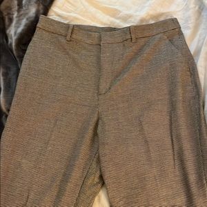 Uniqlo easy ankle pants houndstooth pattern